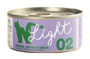 Natural Code Light 02 Thon, dorade et pomme pour chats adultes, boîte de 4 x 70 g