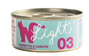 Natural Code Light 03 Thon et carottes pour chats adultes, boîte de 4 x 70 g