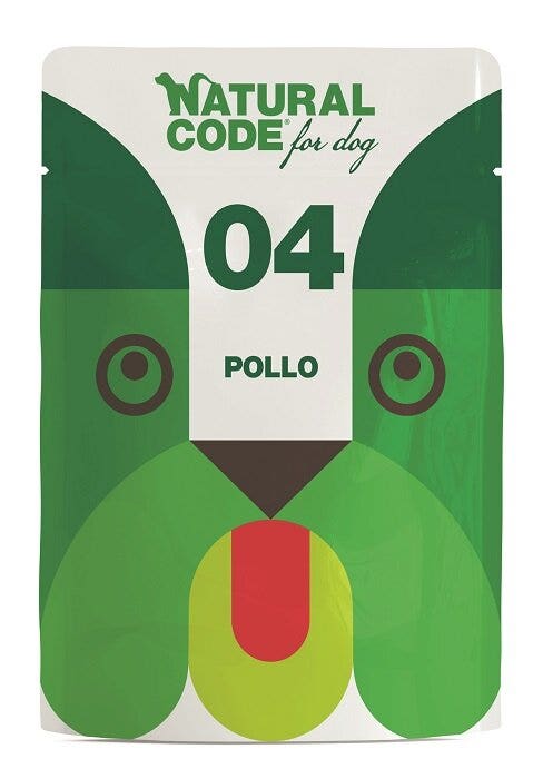 Natural Code 04 Poulet Chiens Adultes Sachet 300 g