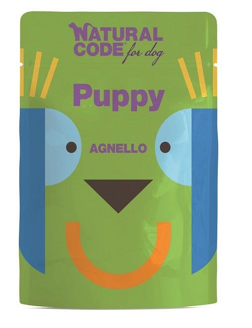 Natural Code Puppy Agneau pour chiots, sachet de 300 g