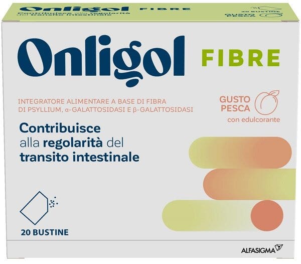 Onligol Fibres Saveur Pêche 20 sachets