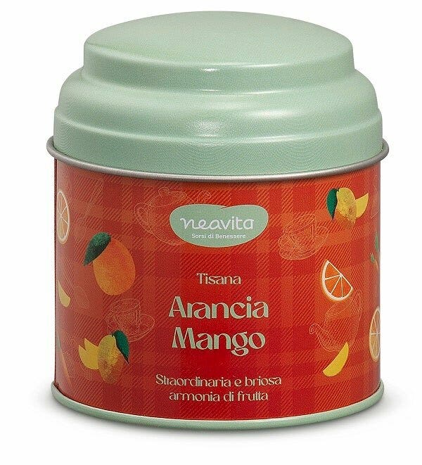 Neavita Infusion Orange et Mangue en petit pot Happy Fruits Rouge