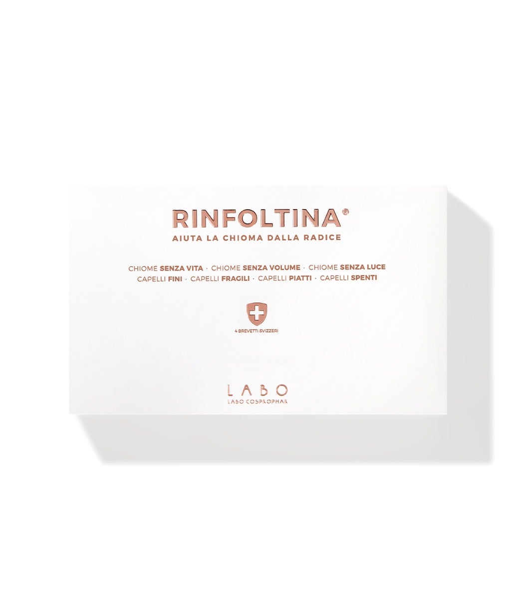 Labo Rinfoltina Plus Traitement intensif pour cheveux mi-longs 20 ampoules