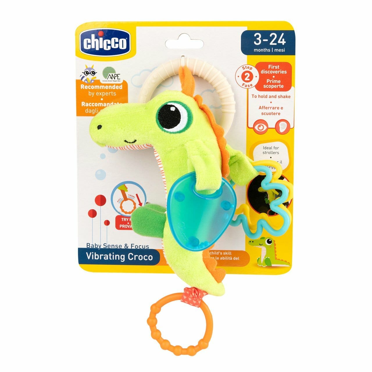 Chicco Jeu Crocodile Premières Activités 3-24 mois