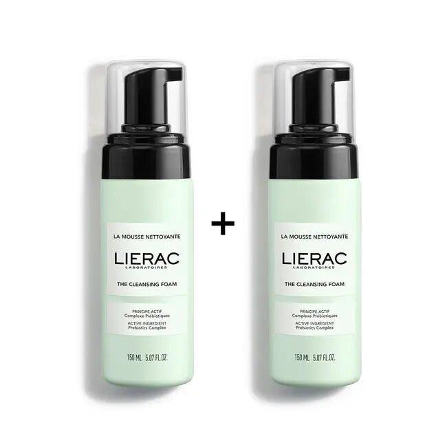 Lierac Mousse Nettoyante Visage 2 Flacons de 150 ml