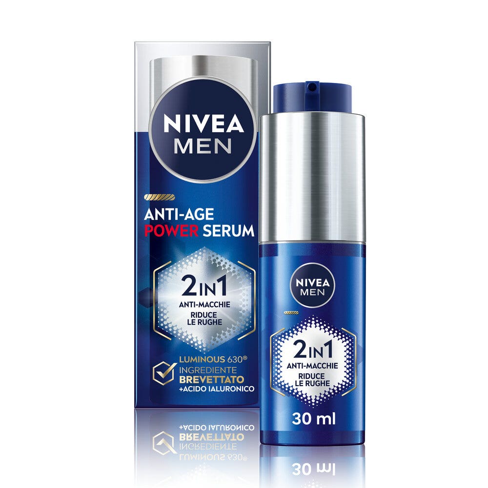 Nivea Men Anti-age Power Serum Anti-taches Sérum Visage Homme Anti-rides et Anti-taches 30 ml