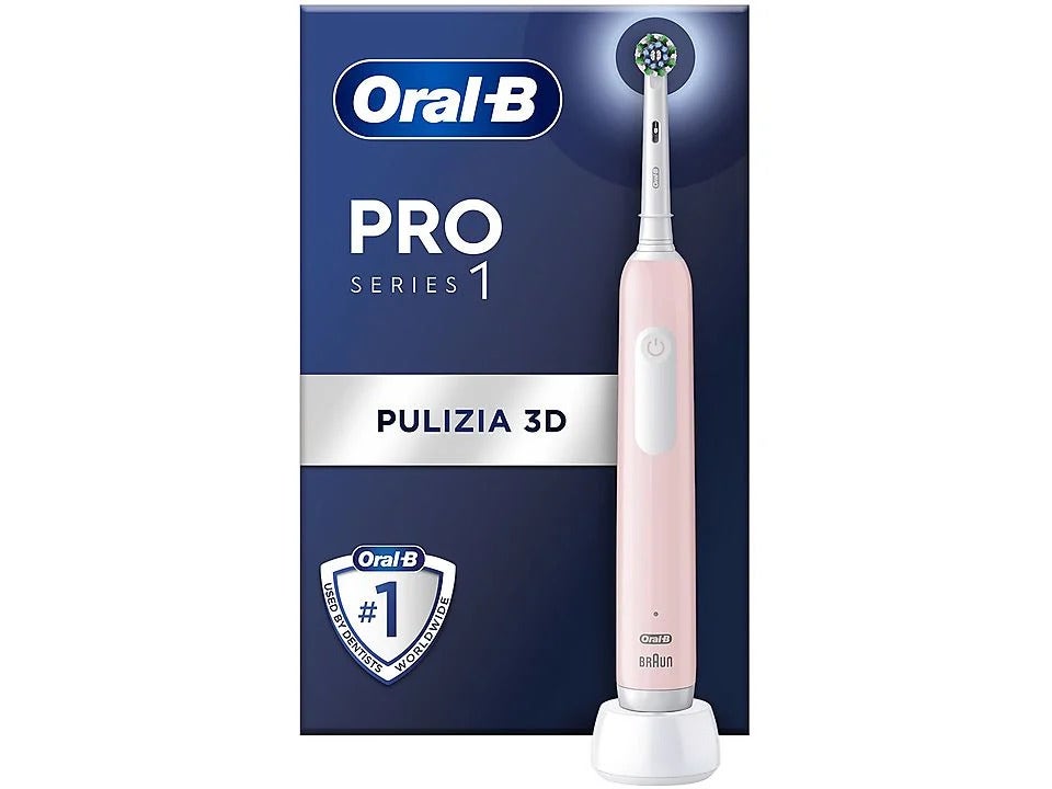 Oral-B Pro Series 1 brosse à dents électrique rose + 1 tête de rechange
