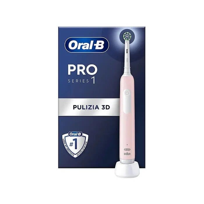 Oral-B Pro Series 1 brosse à dents électrique rose + 1 tête de rechange