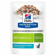 Hill’s Prescription Diet Metabolic au poisson de mer, nourriture humide pour chats 85 g