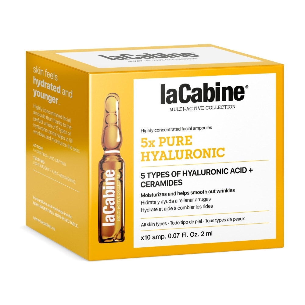 LaCabine 5x Pure Hyaluronic Anti-Rides Visage 10 Ampoules