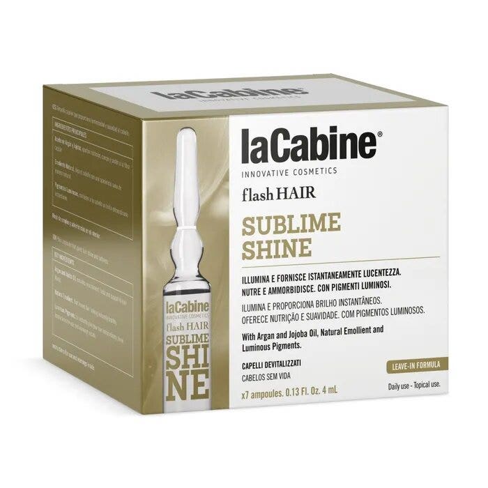 LaCabine Sublime Shine Huile d'argan et de jojoba pour les cheveux 7 ampoules