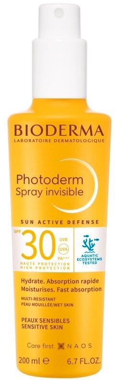 Bioderma Photoderm Spray Invisible Visage et Corps 200 ml SPF30
