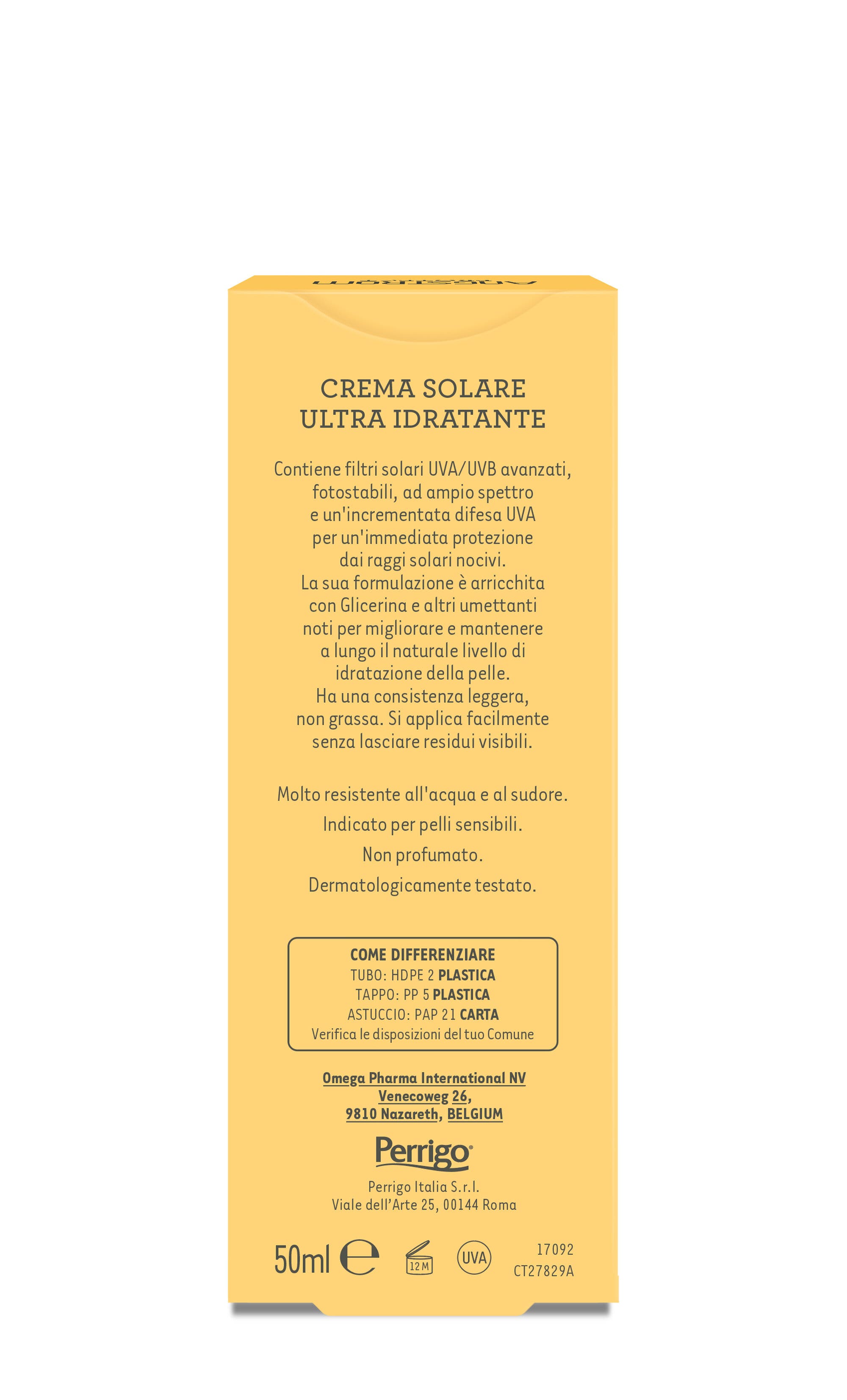 Angstrom Hydraxol Crema Solare Ultra Protettiva 50ml SPF50+