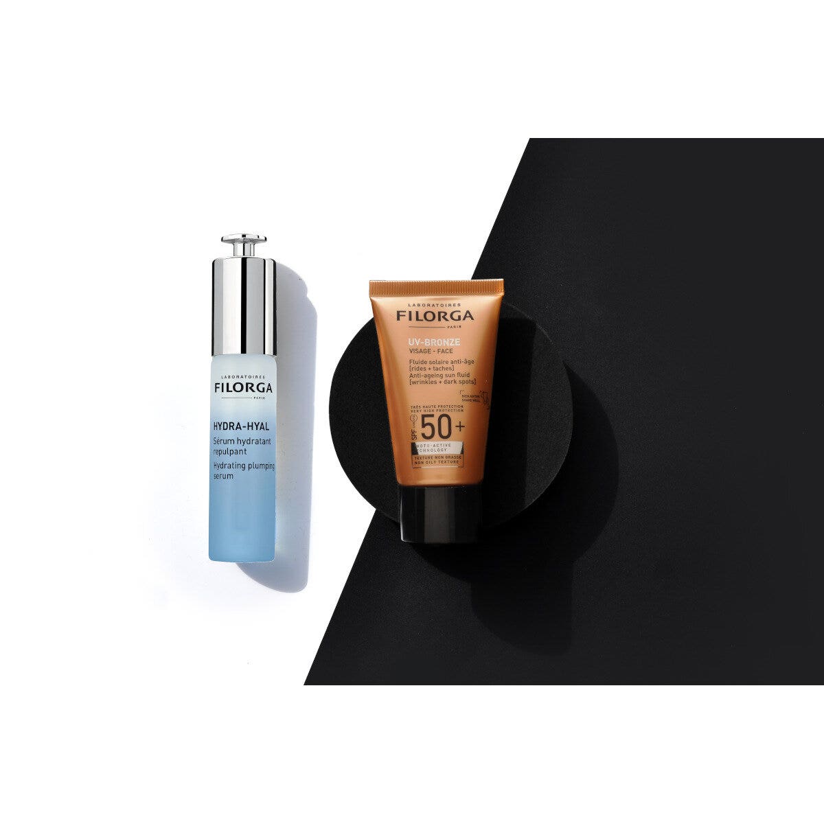 Filorga Coffret Duo Sérum Hydra-Hyal 30 ml + Protection solaire visage UV-Bronze SPF50+ 40 ml