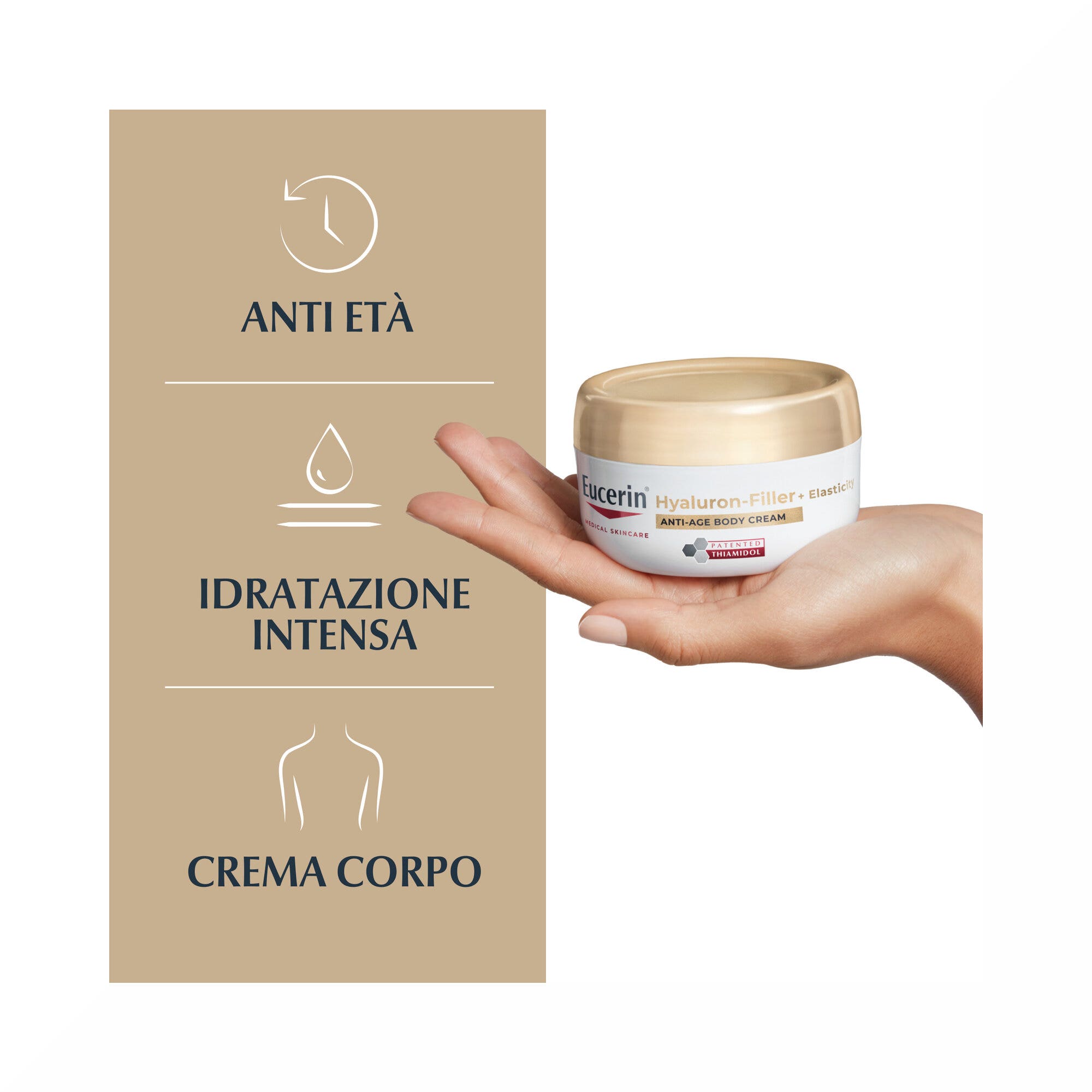 Eucerin Hyaluron-Filler + Elasticity Crème pour le corps 200 ml