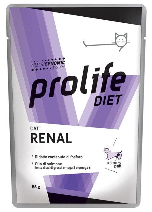 Prolife Diet Cat Renal Nourriture humide pour chats Sachet 85 g
