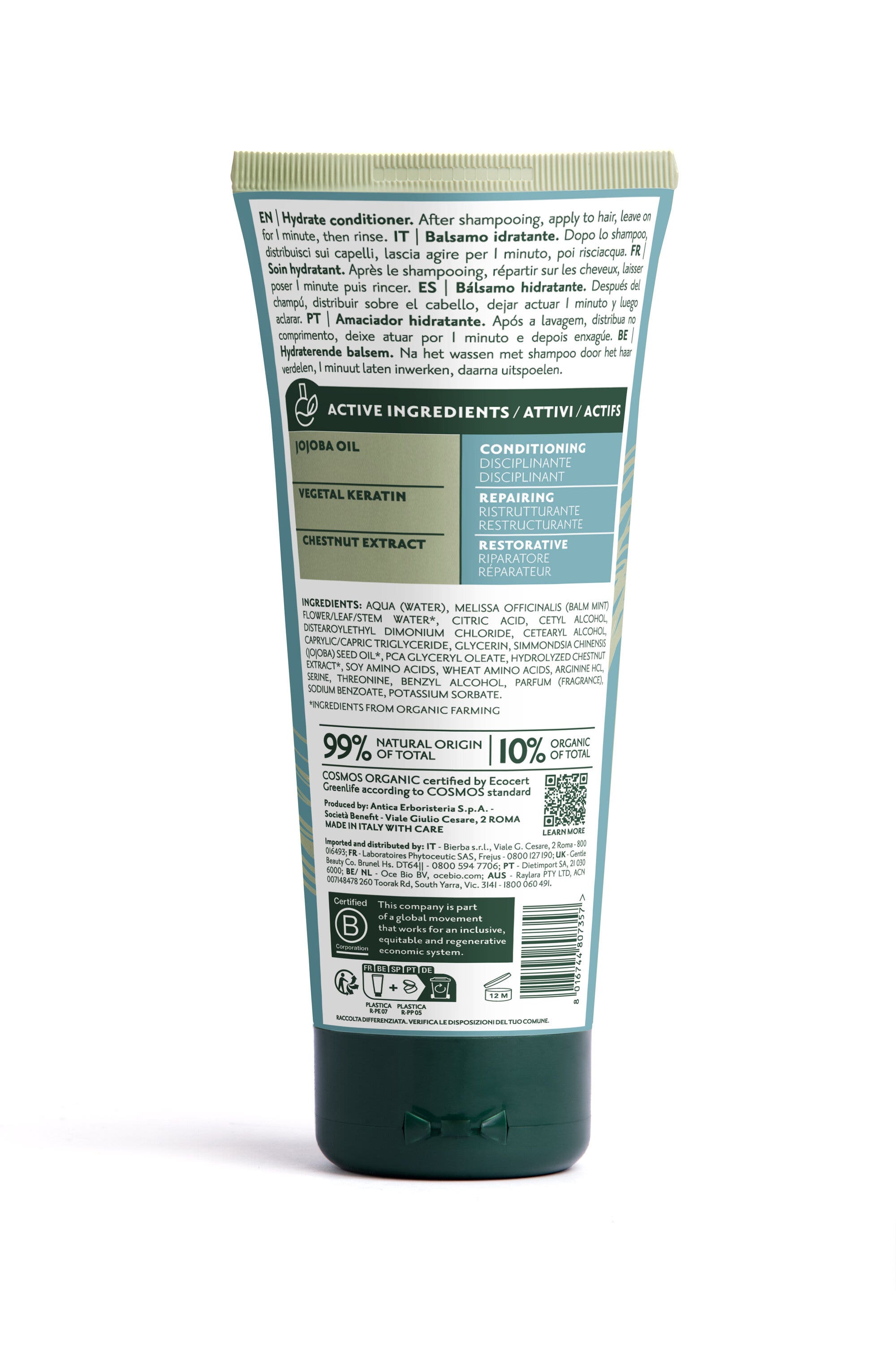 Herbatint Hydrate Conditioner Après-shampooing Hydratant 200 ml
