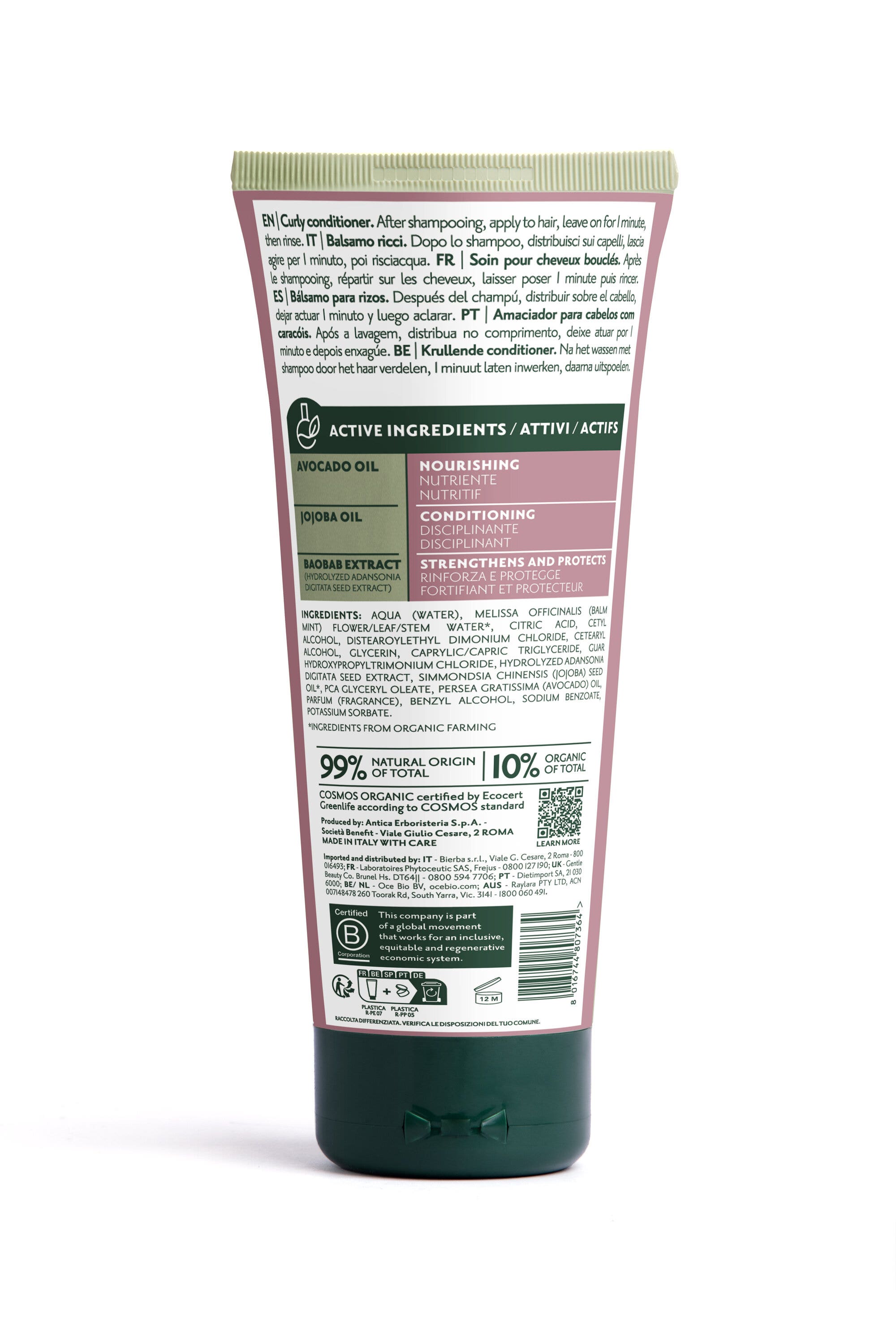 Herbatint Curly Conditioner Après-shampooing pour cheveux bouclés 200 ml