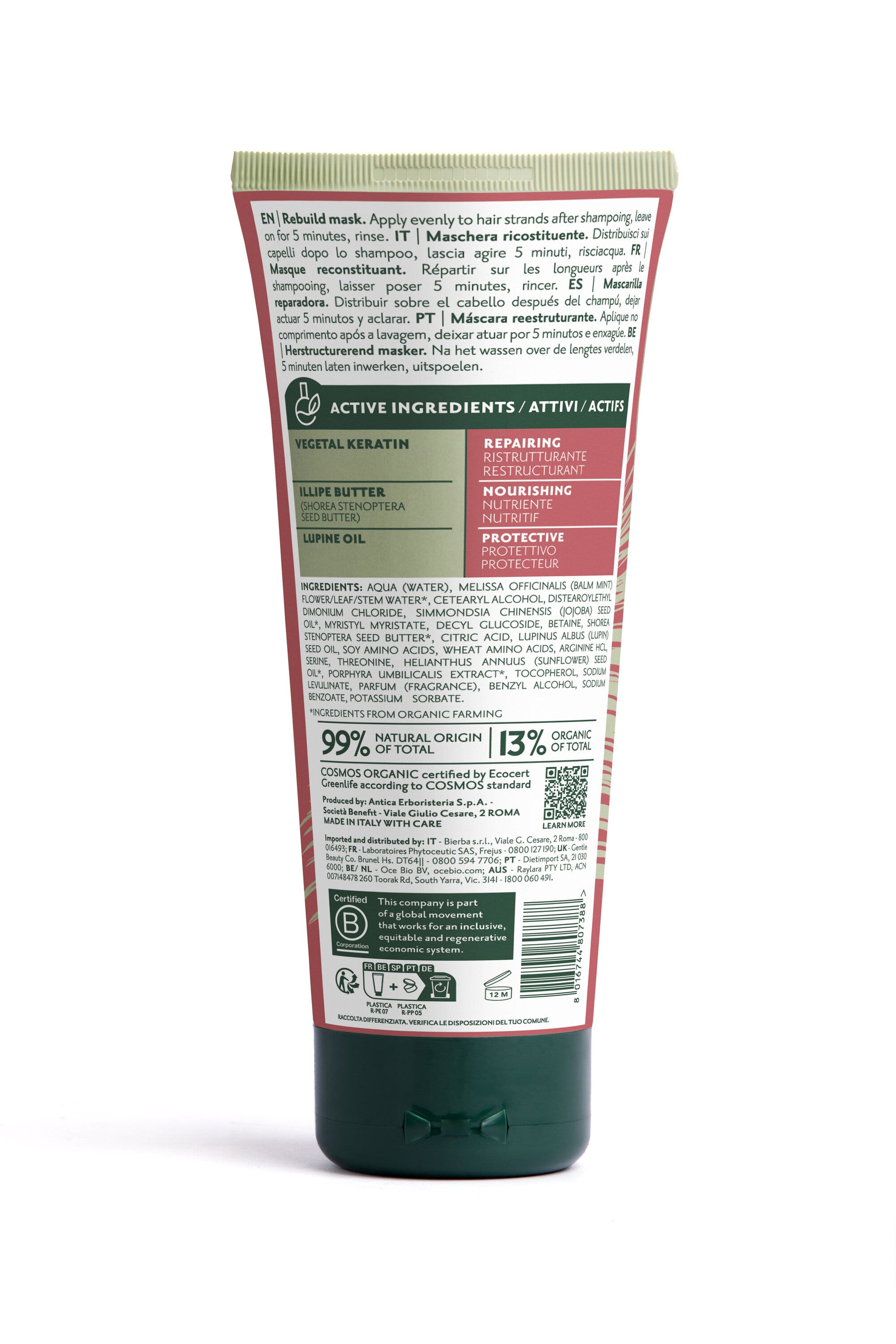 Herbatint Rebuild Mask Masque Reconstructeur 200 ml