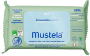 Mustela Lingettes compostables 60 pièces