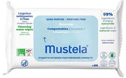 Salviette All'Acqua In Cotone 60 Pezzi
