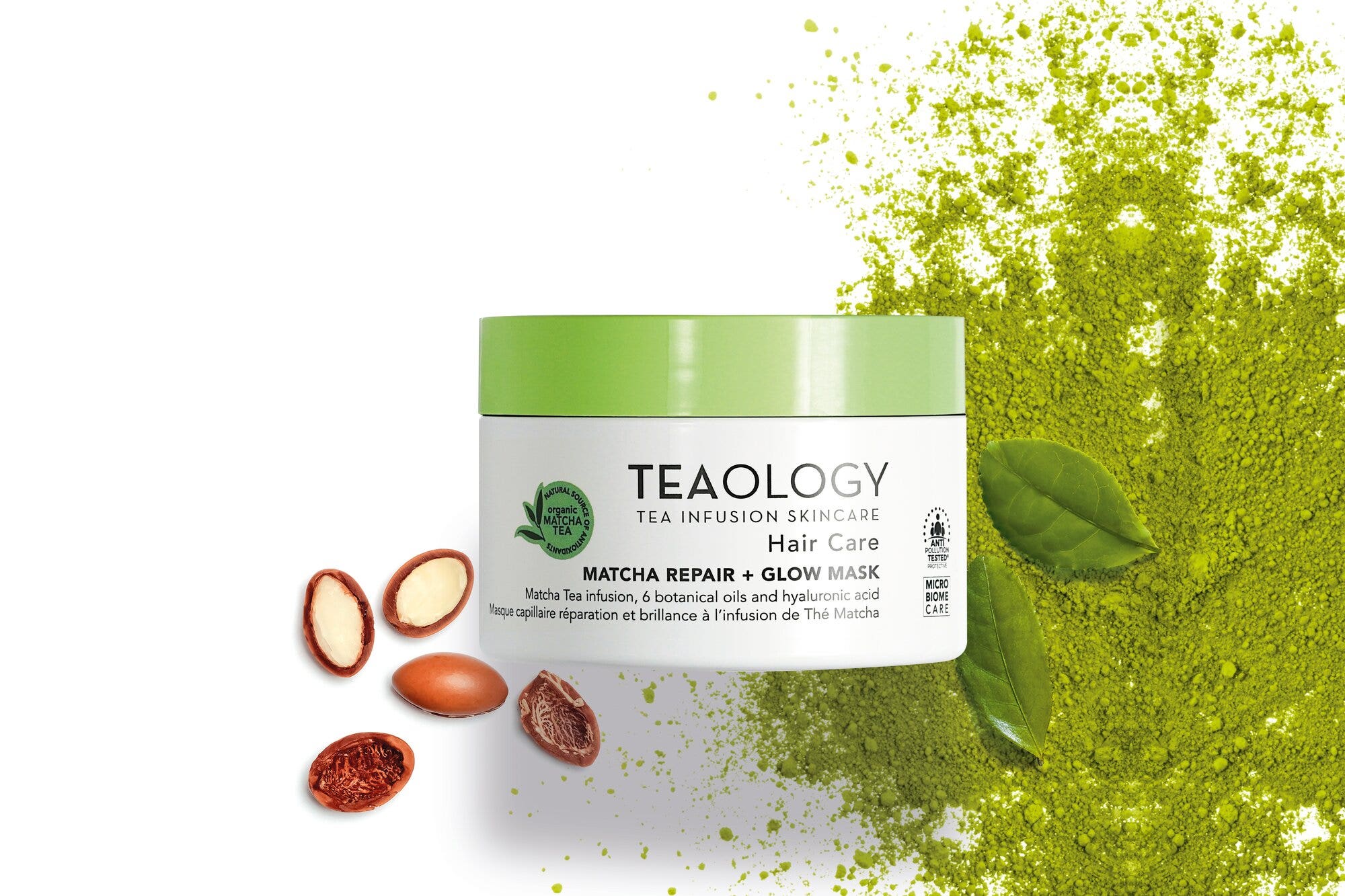 Teaology Masque réparateur pour cheveux au matcha 200 ml