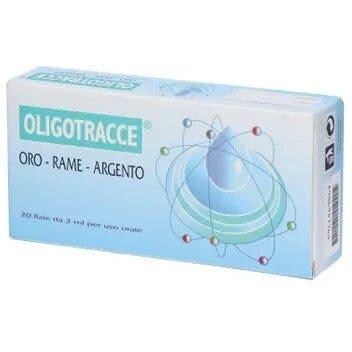 Oligotracce Or Cuivre Argent 20 ampoules