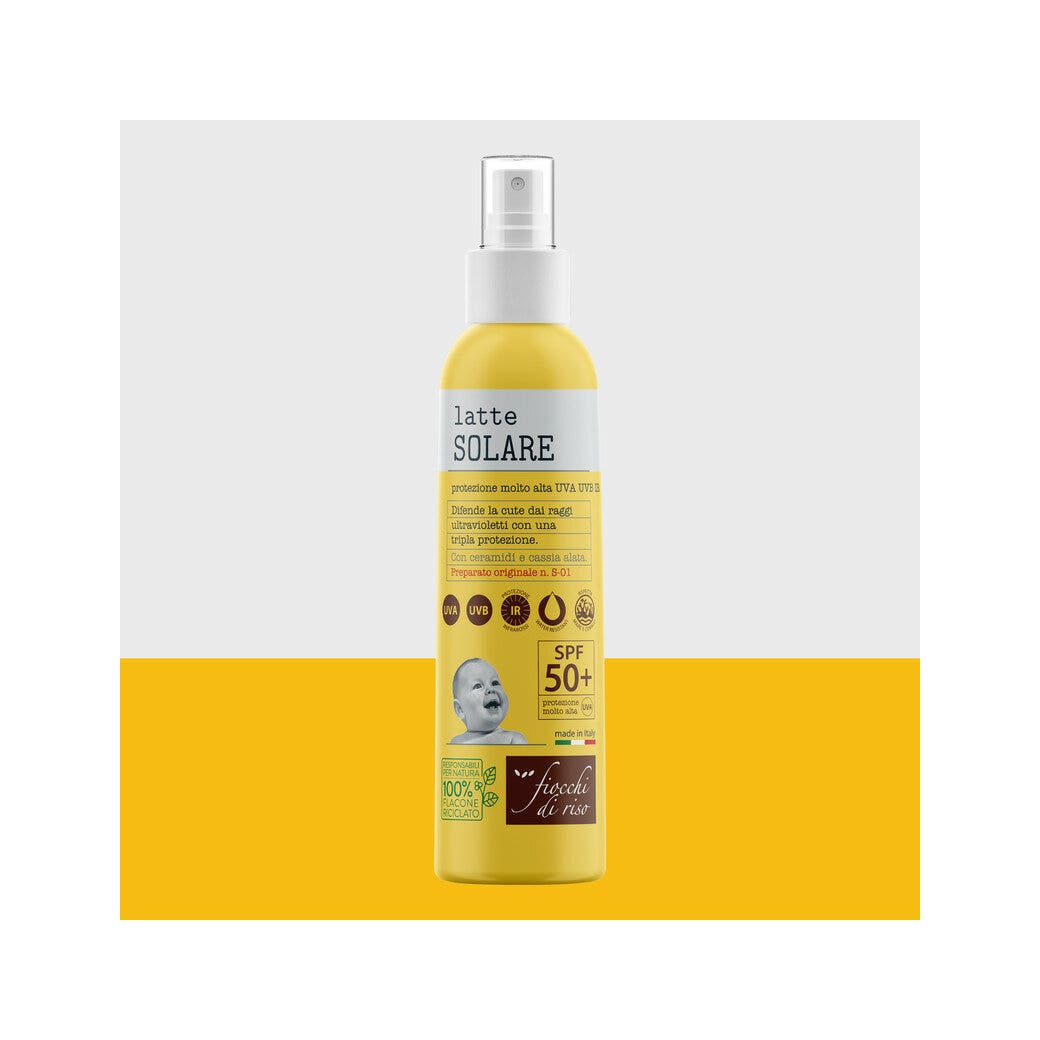 Fiocchi Di Riso Lait Solaire pour Enfants 140 ml SPF50+
