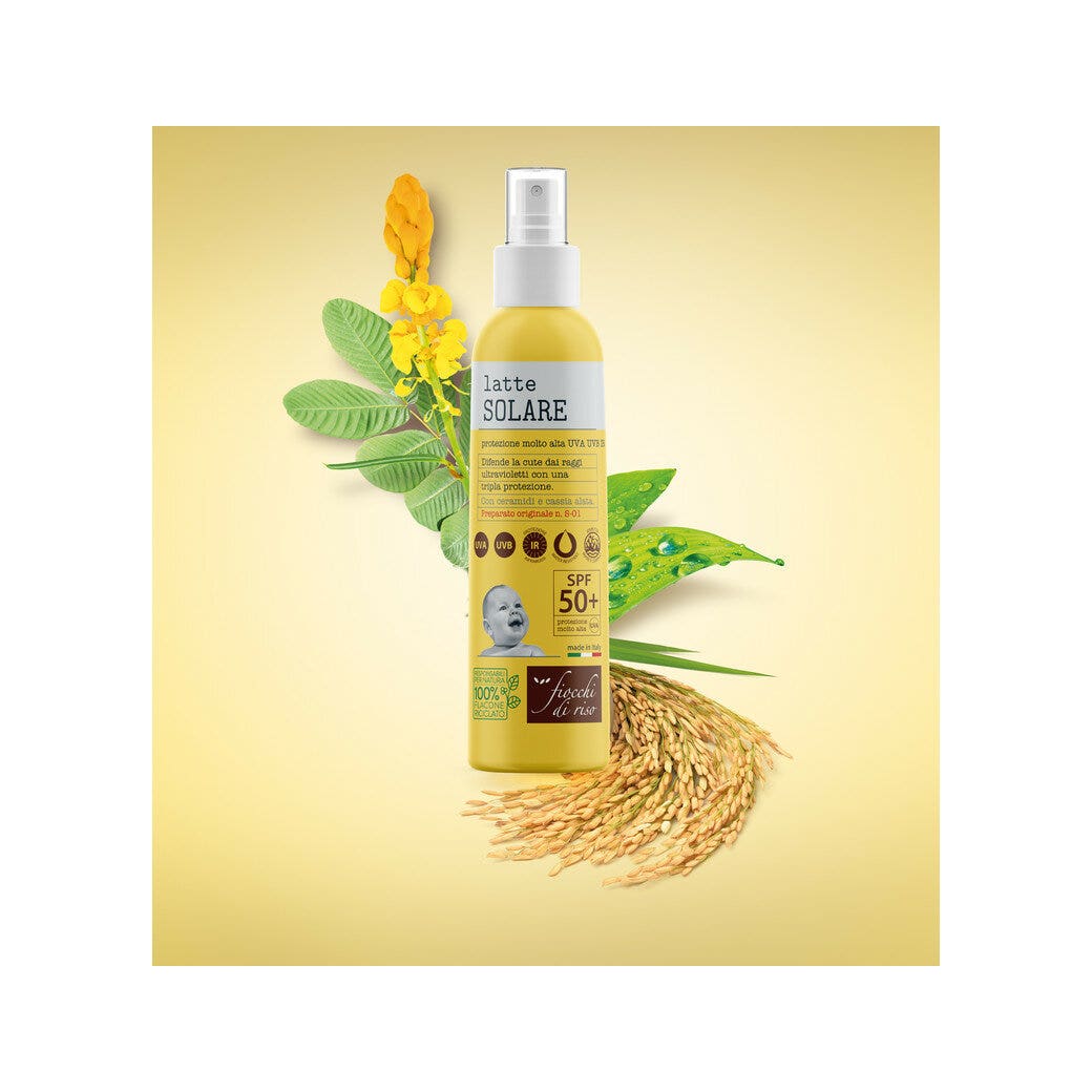 Fiocchi Di Riso Lait Solaire pour Enfants 140 ml SPF50+
