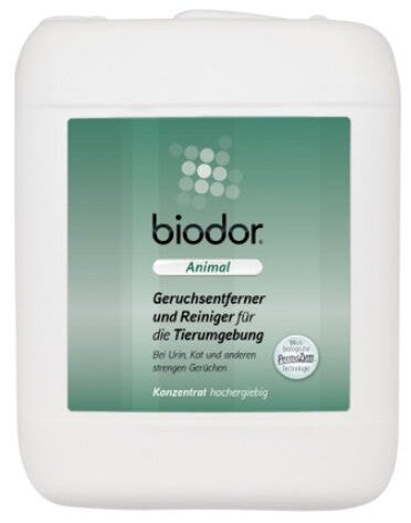Biodor Animal Concentré Désodorisant/Nettoyant pour l'environnement animal 10 L