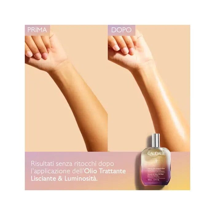 Caudalie Olio Trattante Lisciante Luminosità Corpo/Capelli /Decolleté 50ml