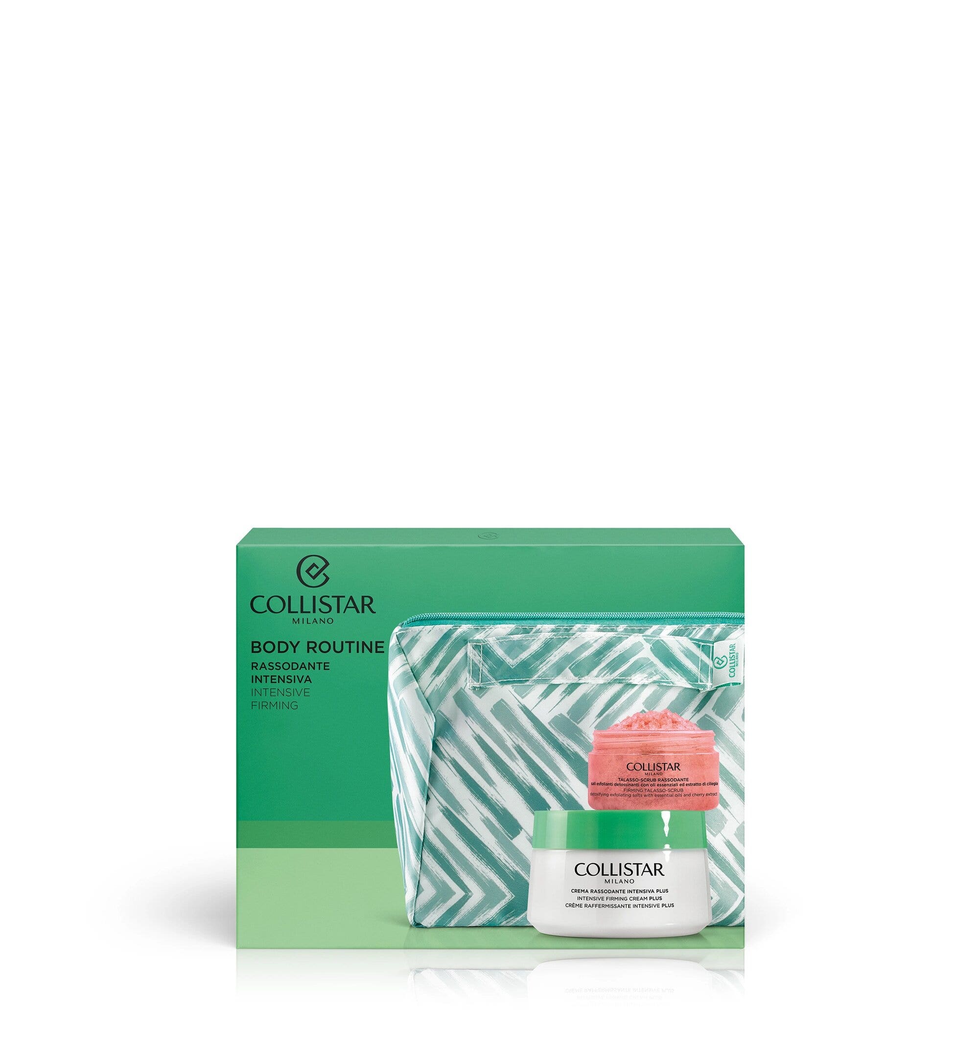 Collistar Cofanetto Corpo Crema Rassodante Plus 400ml + Talasso Scrub 150ml +Pochette