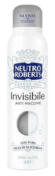 Neutro Roberts Deodorante Spray Invisibile Zero Alcol 150ml