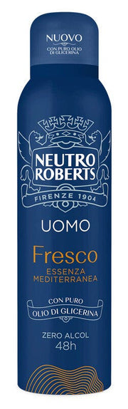 Neutro Roberts Deodorante Spray Uomo Essenza Mediterranea 150ml