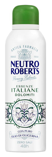 Neutro Roberts Deodorante Spray Dolomiti Senza Sali di Alluminio 200ml