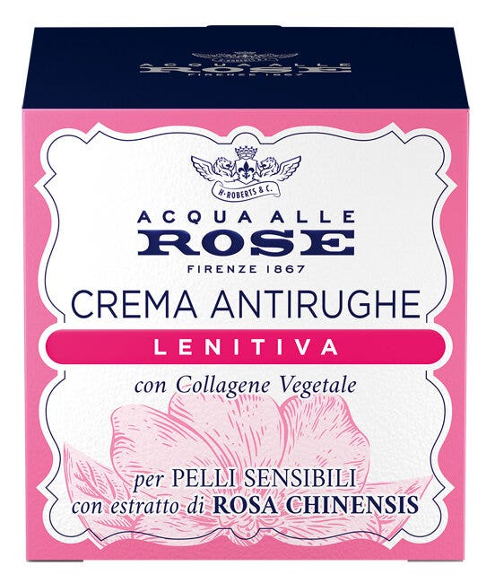 Acqua Alle Rose Crema Viso Antirughe Lenitiva 50ml