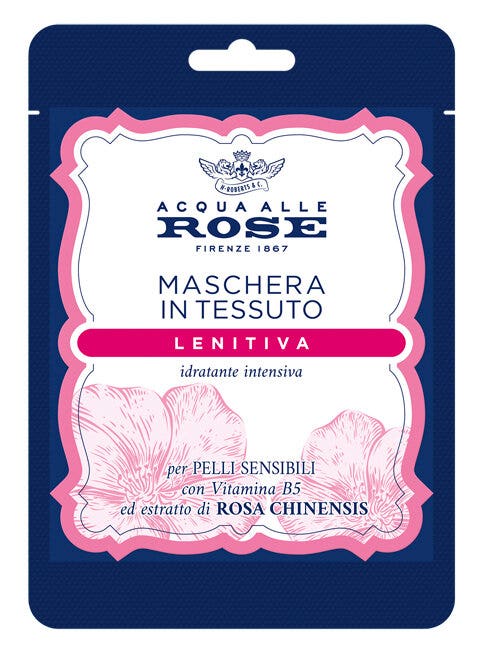 Eau de rose Masque visage en tissu apaisant 1 pièce
