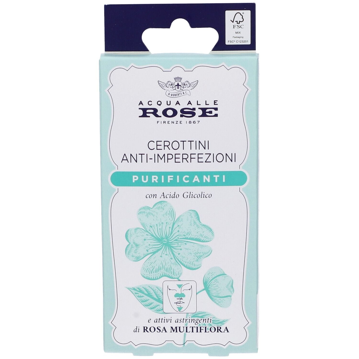 Acqua alle Rose 8 patchs purifiants anti-imperfections