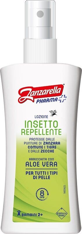 Zanzarella, répulsif anti-insectes à l'aloe vera, 100 ml
