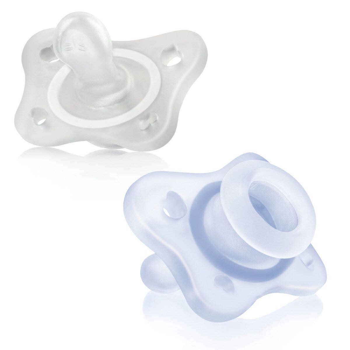 Chicco PhysioForma Mini Soft 0-2 mois Anneau de dentition pour bébé 2 pièces