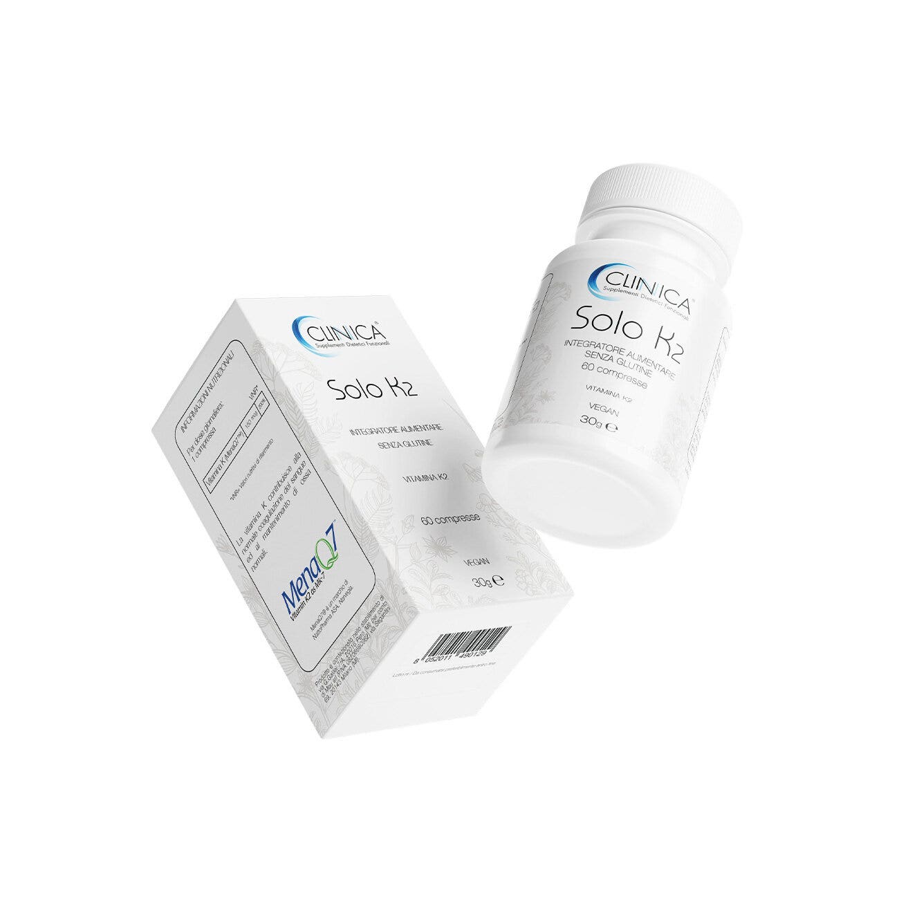 Clinica Solo K2 - vitamine K - 60 comprimés = 2 mois de traitement