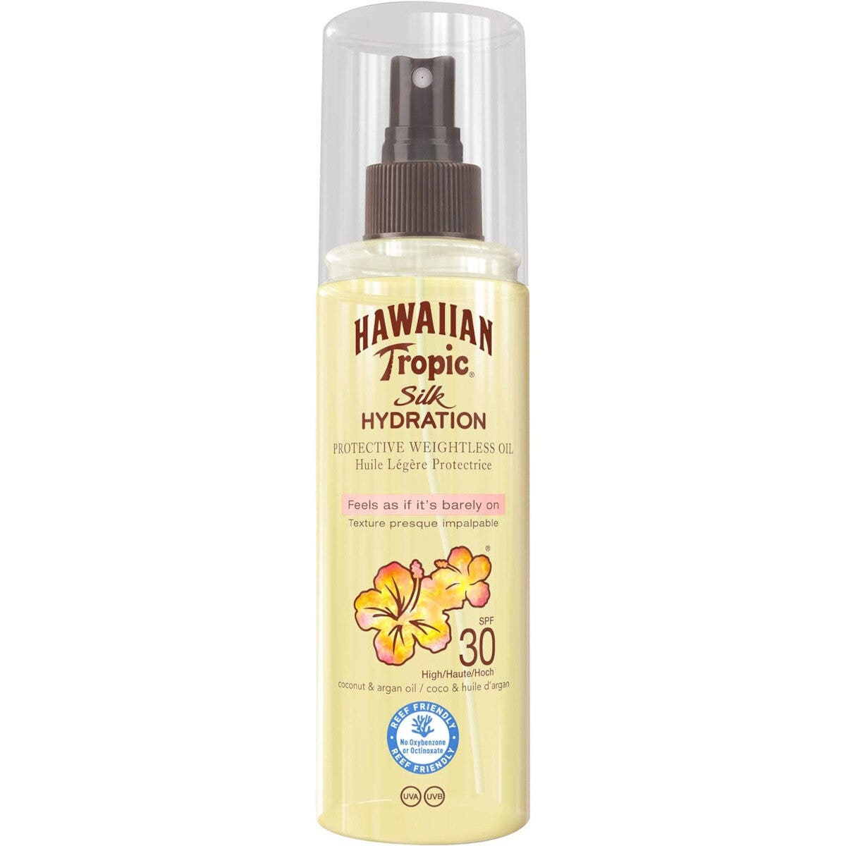 Hawaiian Tropic Silk Hydration Oil Huile solaire en spray SPF30 150 ml