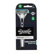 Rasoir Wilkinson Quattro Essential 4 Precision Sensitive 4 lames + 1 rechange