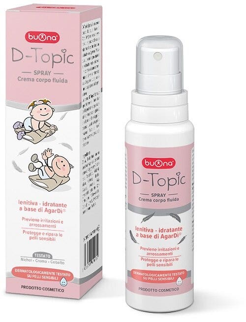 Buona D-Topic Spray Crème Fluide pour le Corps 100 ml