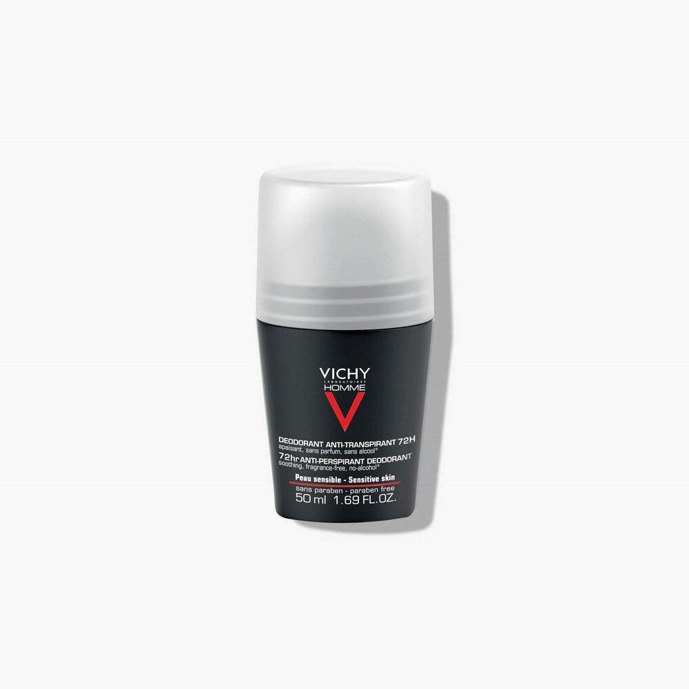 Vichy Homme Déodorant Roll-On Anti-transpirant 72h 50 ml