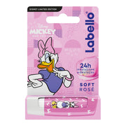 Labello Soft Rosé Disney Édition Limitée Daisy Duck Baume à lèvres coloré et hydratant 4,8 g