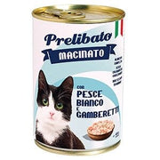 Unipro Chat Délicieux Haché au Poisson Blanc et Crevettes 400 g