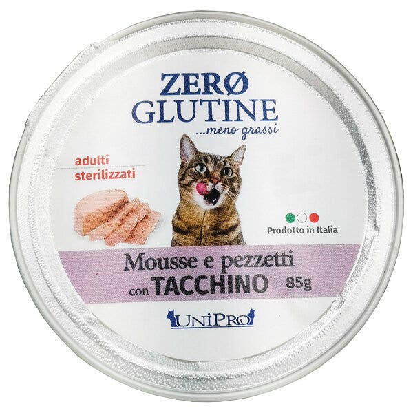 Unipro Sans Gluten pour Chat à la Dinde 85 g