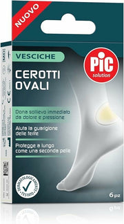 Pic Solution Pansements ovales pour ampoules 44 x 69 mm, 6 pièces