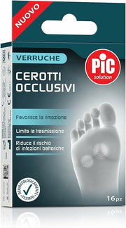 Pic Solution Pansements occlusifs pour le traitement des verrues, assortiment de 16 pièces